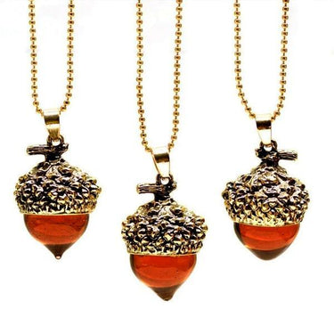 Acorn Water Drop Pendant Necklace-Your Soul Place